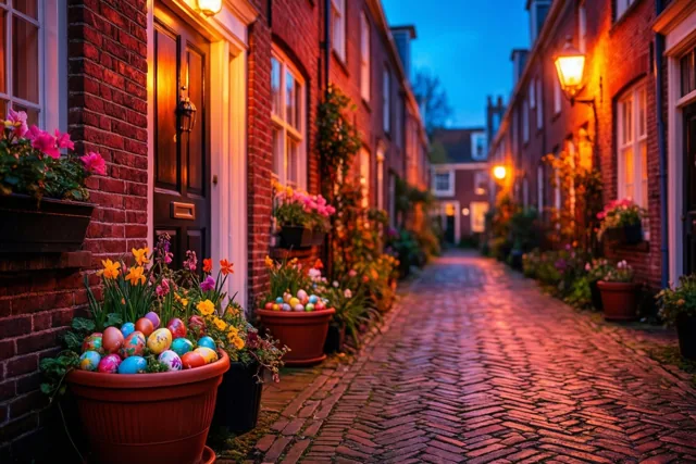 Paaslicht in de steeg