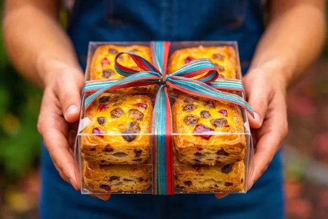 Vier fruittaartjes vol dankbaarheid