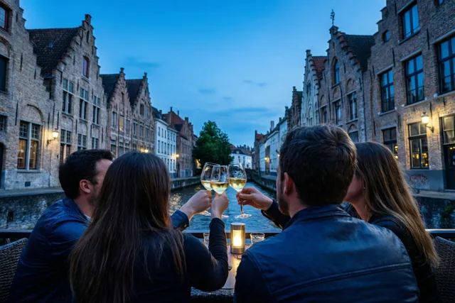 Vier vrienden, één proficiat