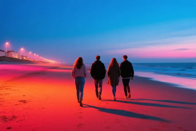 Onze avond aan zee