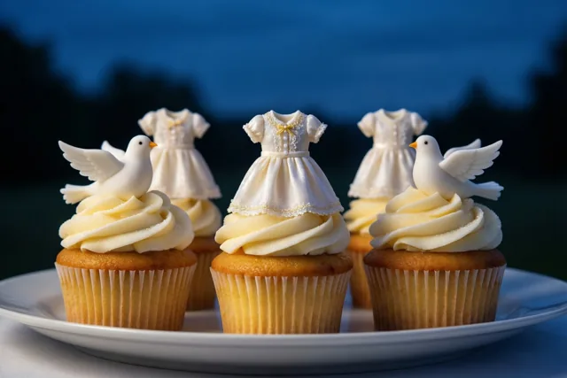 Vijf cupcakes voor je doopdag
