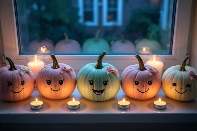 Vijf kleine halloweenlachjes