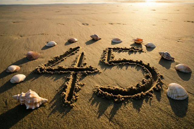 45 met de zee dichtbij
