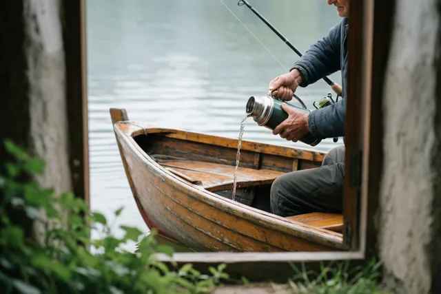 Met pensioen in de oude roeiboot