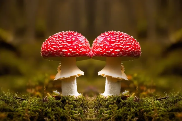 Met twee in het groen