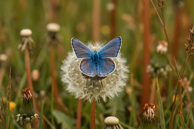 Een vleugje blauw