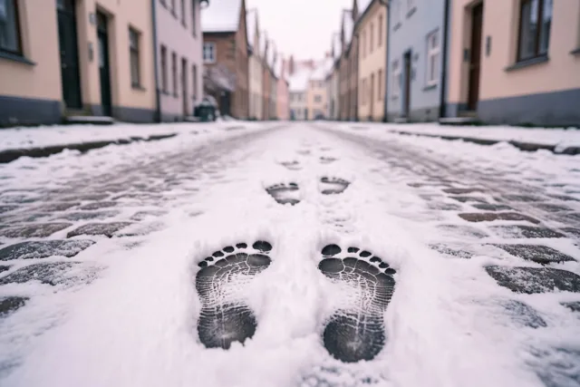 Ook in de sneeuw samen