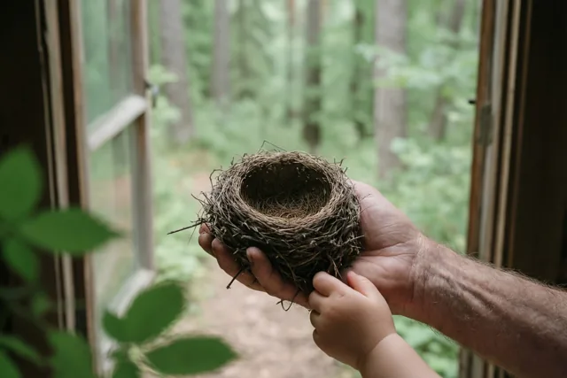 Bij oma een warm nest