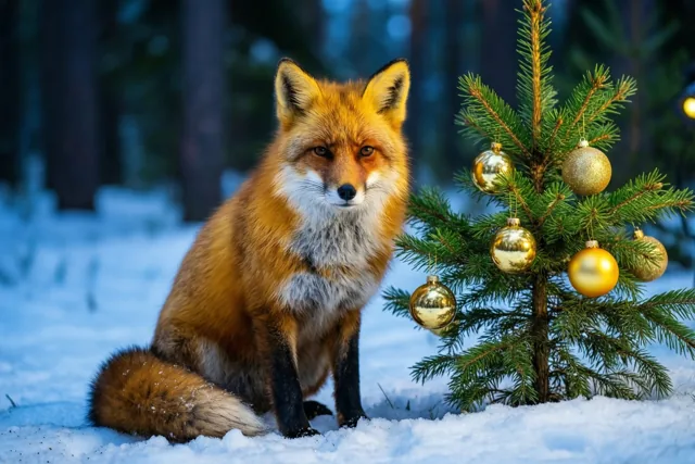 Kerst bij de vos