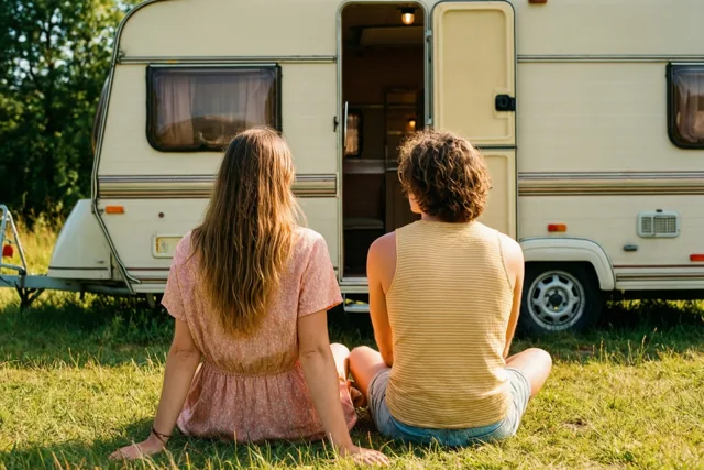 Onze zomers bij de caravan
