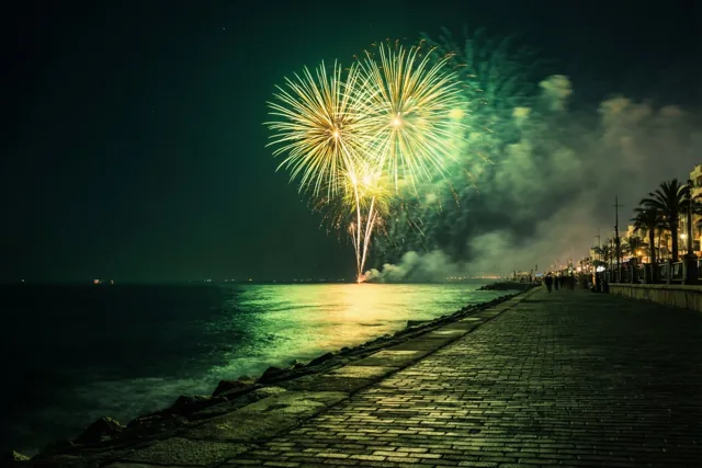 Het jaar begint aan zee
