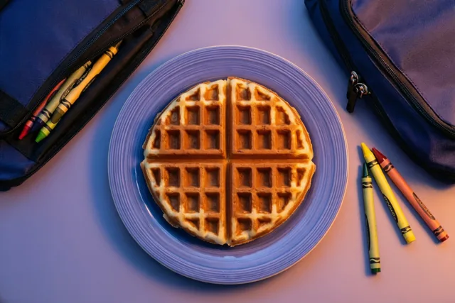 Een wafel als schouderklopje