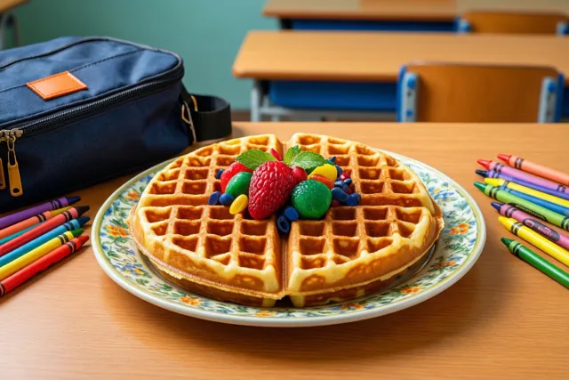 Feestwafels voor de juf