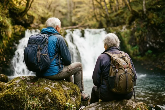 Samen wandelen, samen pauzeren