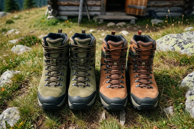 Wandelschoenen klaar voor ons twee