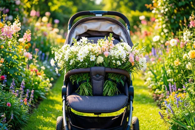 Een tuin vol babygeluk