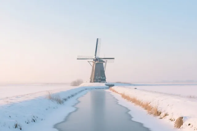 Rust rond de windmolen