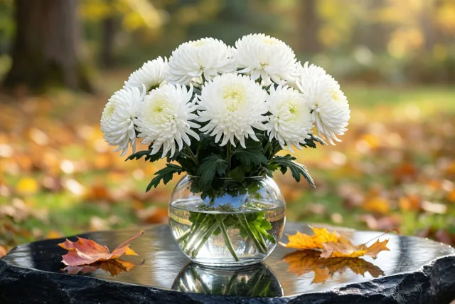 Witte bloemen, warme herinneringen