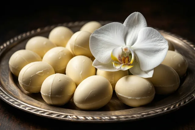 Pasen met een witte orchidee