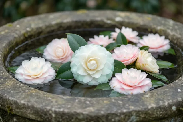 Zachte camellia's voor je doopsel
