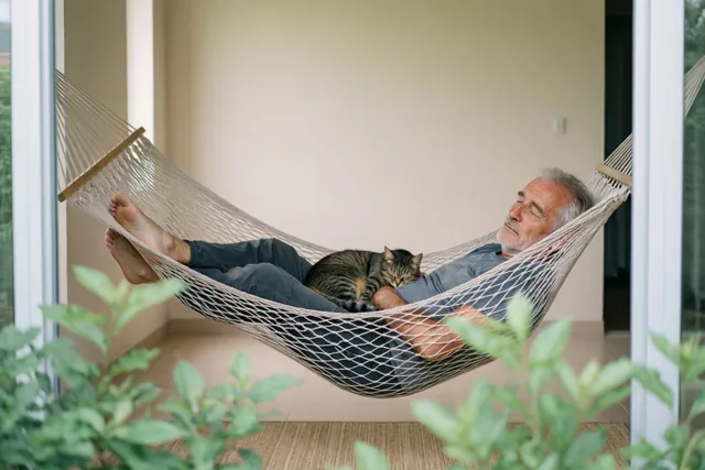 Vergaderen met de kat
