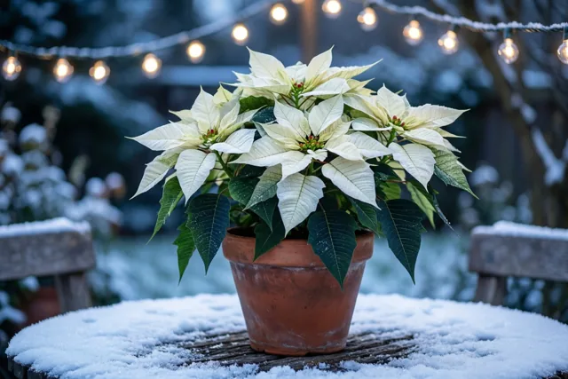 Witte sterren voor kerst