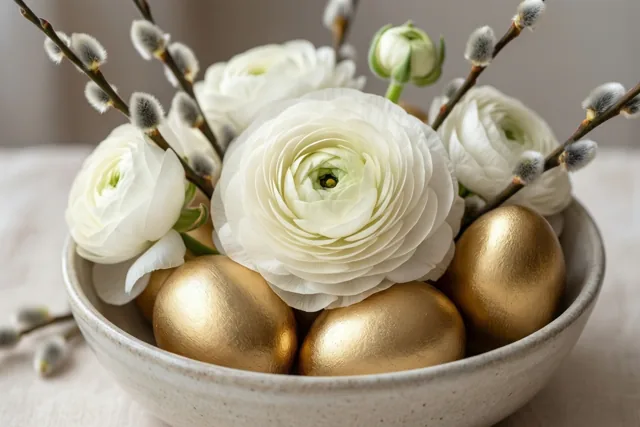 Zachte bloemen, warme paaswensen