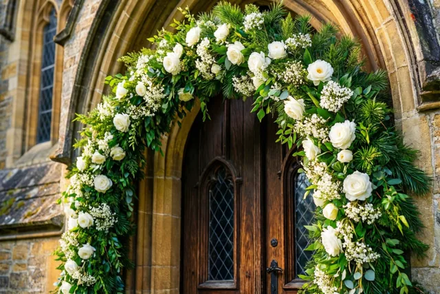 Witte rozen voor jullie doopfeest