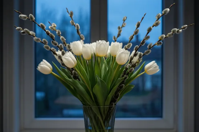 Lente in wit en groen