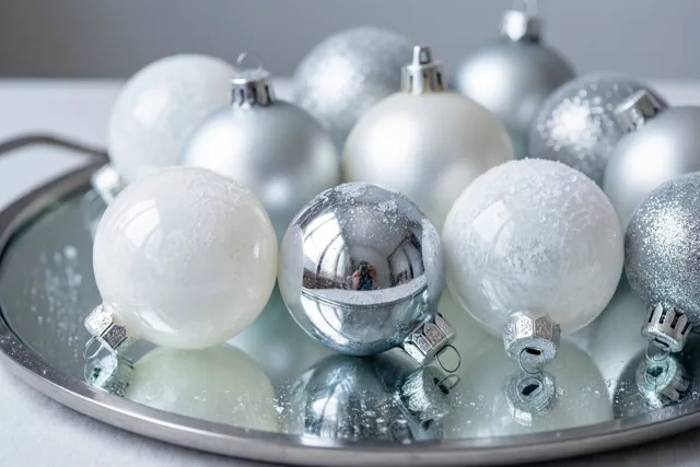 Kerst in wit en zilver