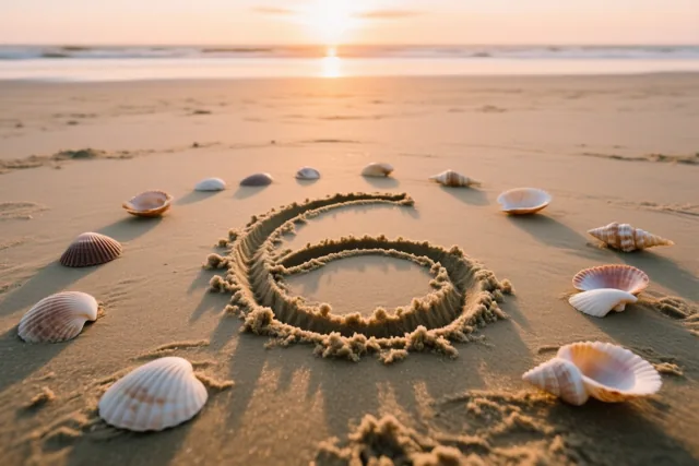 Een gouden strandgroet voor zes