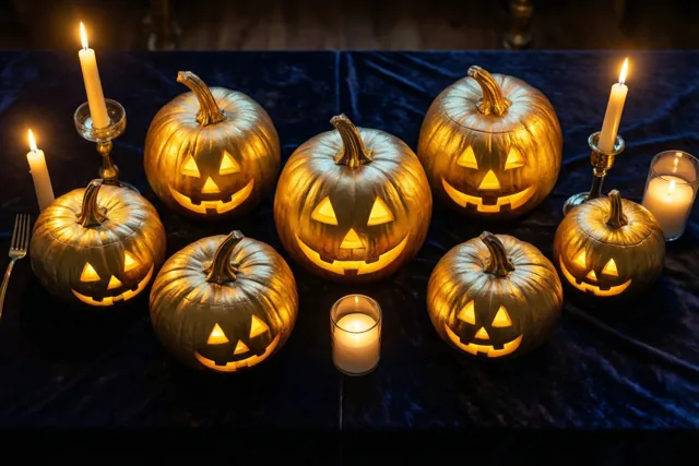 Halloween met een gouden glimlach