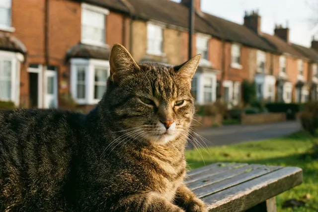 Zomaar een zonnig kattenmoment