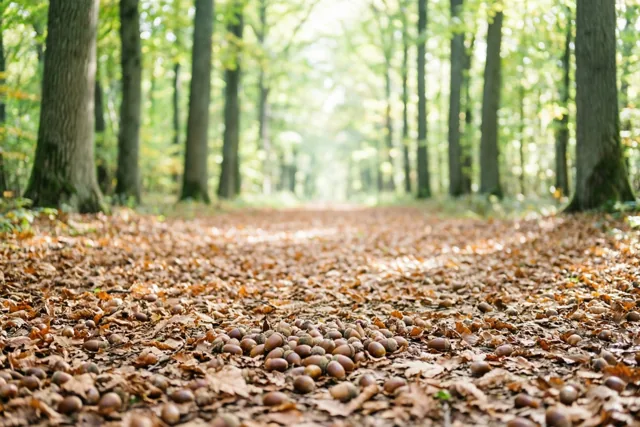 Samen het herfstpad op