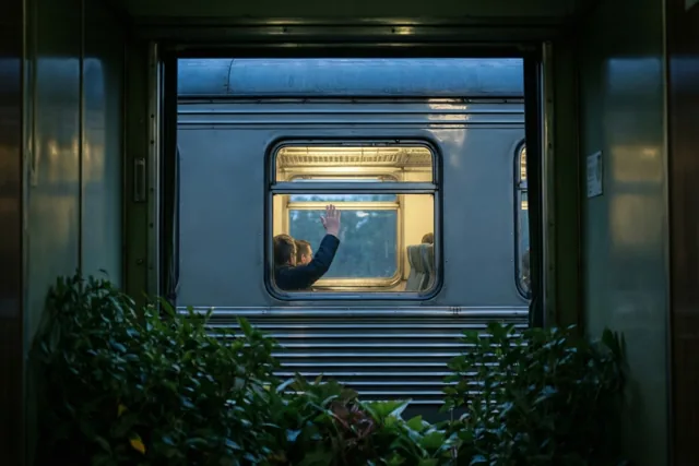Tot ziens aan het treinraam