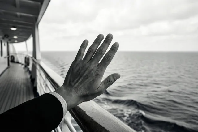 Een stille zwaai op zee