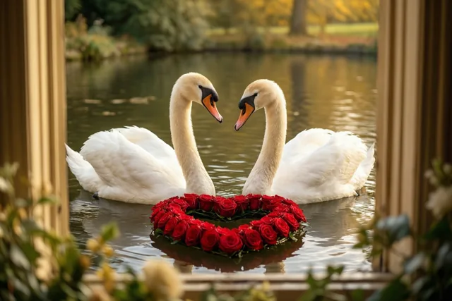 Twee zwanen, één liefde
