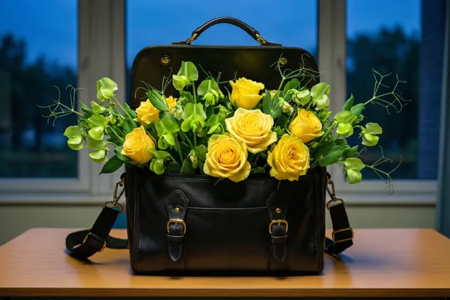Rozen voor een gouden leerkracht