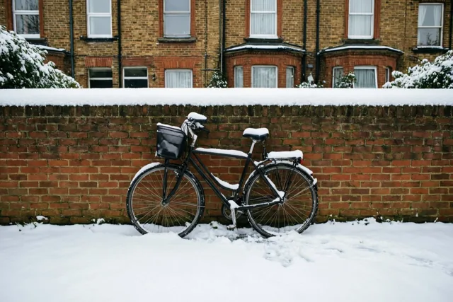 De fiets houdt winterpauze