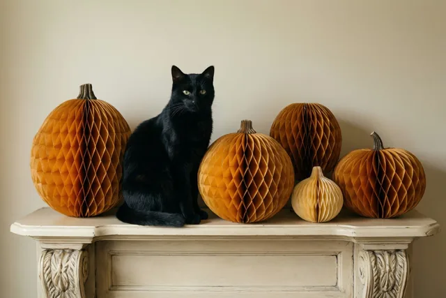 Een kat met retrogriezels