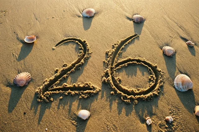 Gouden zand voor 26