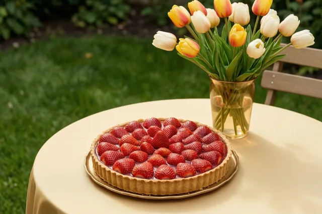 Aardbeien voor een lentedag