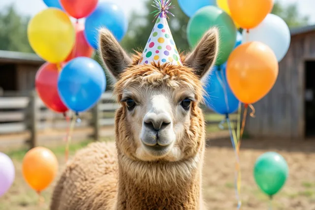 Een alpaca voor jouw verjaardag