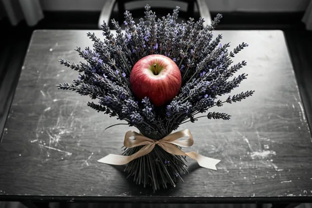 Lavendel met een hartelijk bedankje