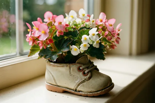 Bloemen in je eerste schoentje