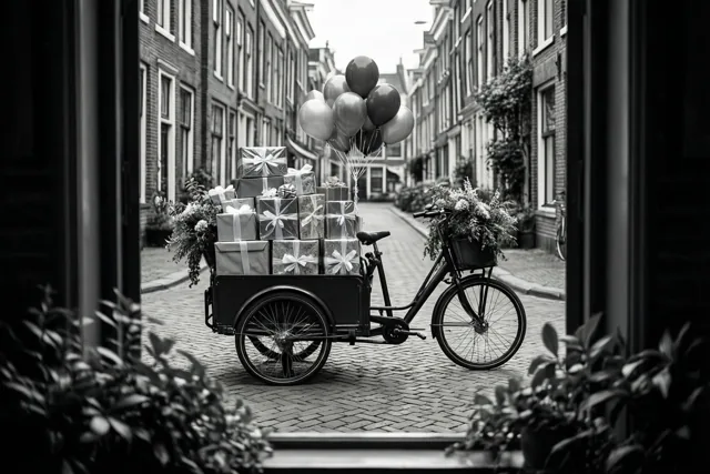 Verjaardag op twee wielen