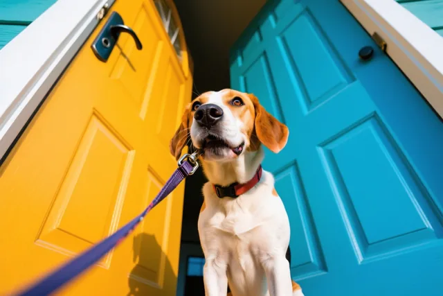 Deze beagle is al wakker