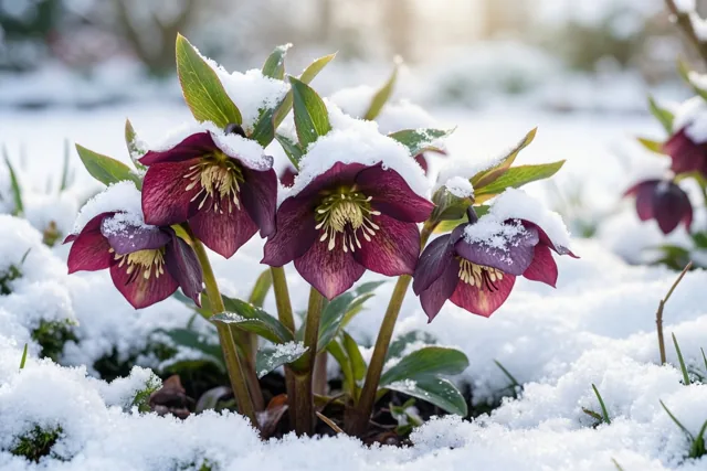 Een wintergroet vol helleborussen