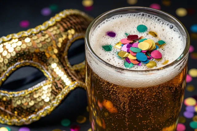 Een pintje met carnavalsglitter