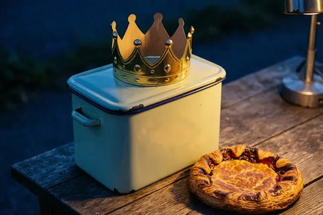 Koninklijk blauw uit de oude keuken